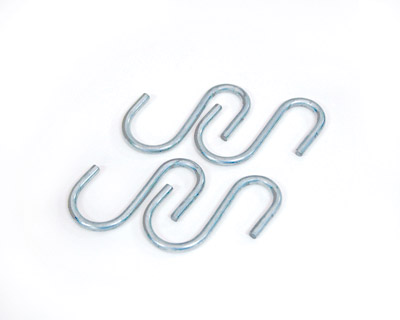 Replacement S Hooks, 5mm, 4 Pack