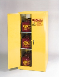 Tool Storage, 60 Gallon 2-Drawer Chemical Storage Cabinet